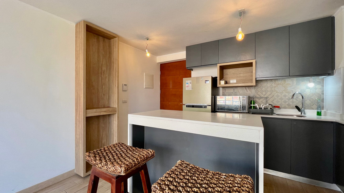 Departamento a pasos de metro Cementerios, Santos Dumont 758, Recoleta